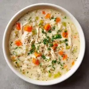 Creamy Chicken and Rice Soup Recipe