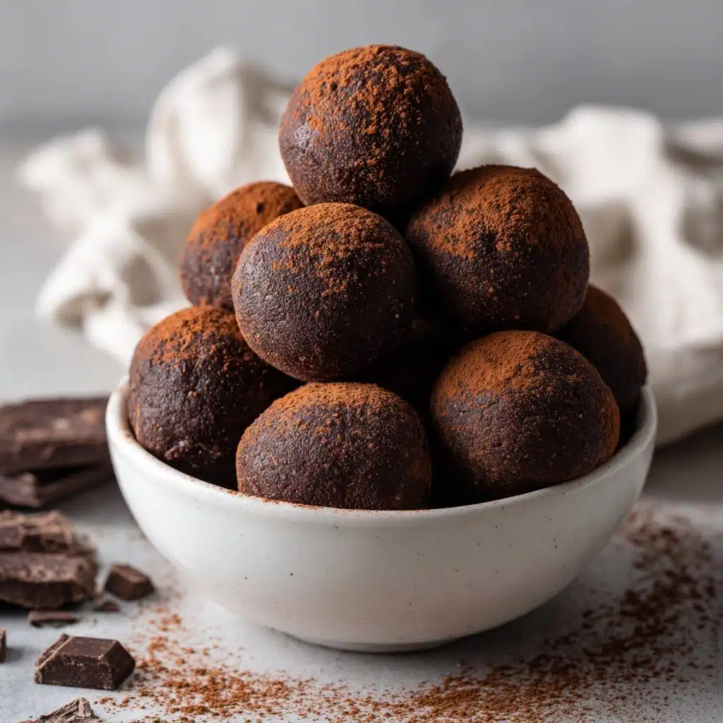 Vegan Chocolate Peanut Butter Energy Balls Recipe
