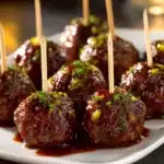 Baked Honey Garlic Meatballs Recipe