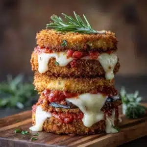 Eggplant and Goat-Cheese Sandwiches with Tomato Tarragon Sauce Recipe