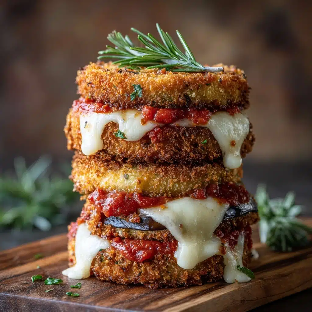 Eggplant and Goat-Cheese Sandwiches with Tomato Tarragon Sauce Recipe
