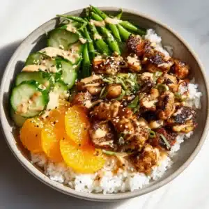 Spicy Chicken Yum Yum Rice Bowls Recipe