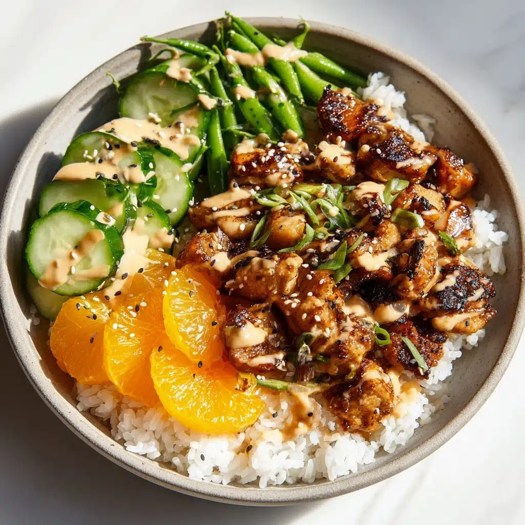Spicy Chicken Yum Yum Rice Bowls Recipe
