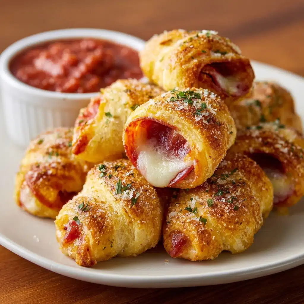 Cheesy Pepperoni Pizza Roll Ups Recipe