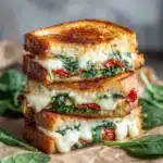 Feta Grilled Cheese Sandwich with Spinach Recipe