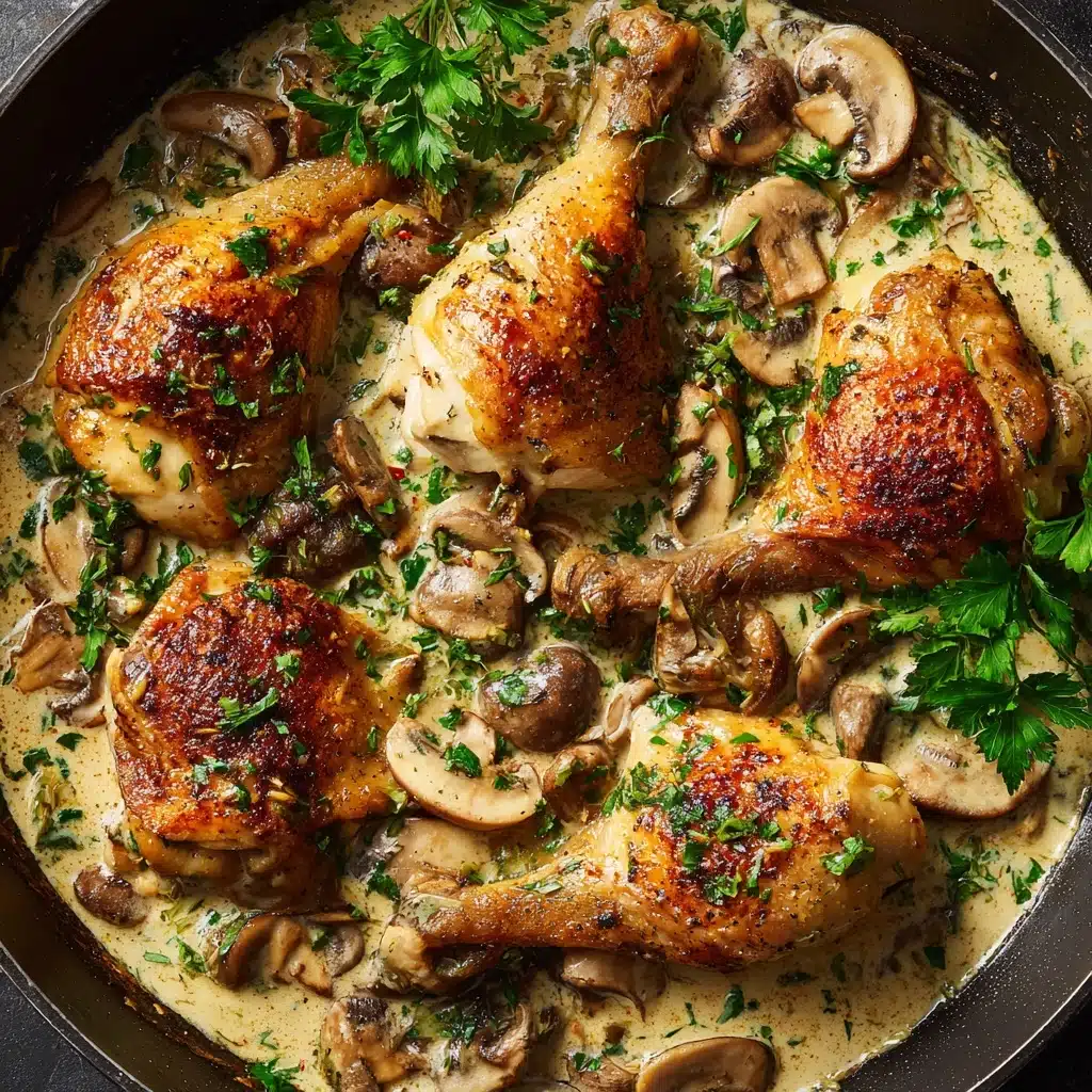 Creamy Mushroom Chicken Recipe