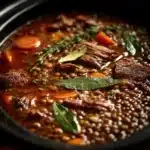Moroccan-Spiced Beef and Lentil Stew Recipe