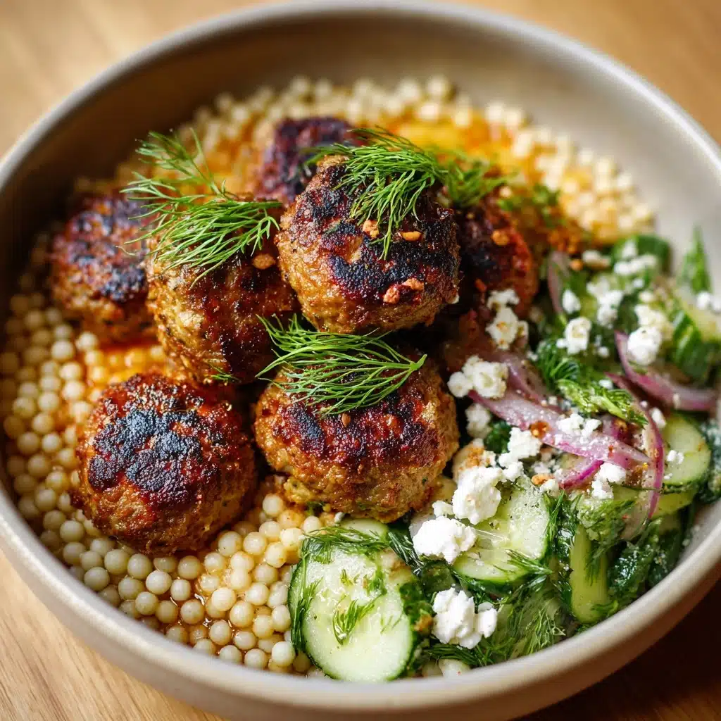 Herby Greek Chicken Meatballs Recipe - Recipe Image