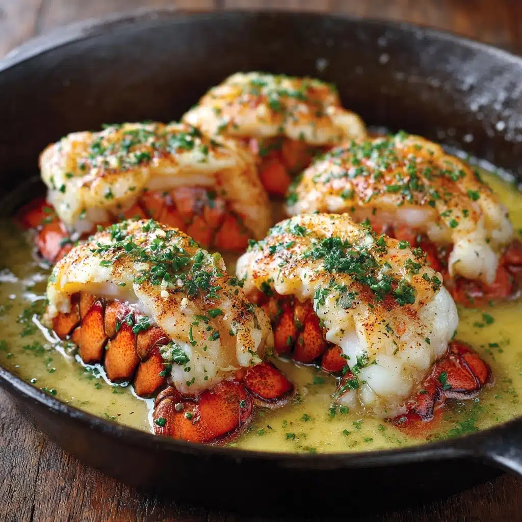Creamy Garlic Butter Lobster Tails Recipe