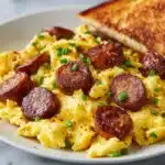 Scrambled Eggs with Polish Kielbasa Recipe