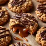 Peanut Butter Chocolate Caramel Cookies Recipe