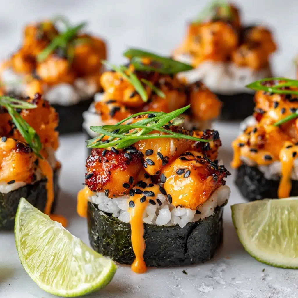 Easy Salmon Sushi Bake Cups Recipe - Recipe Image