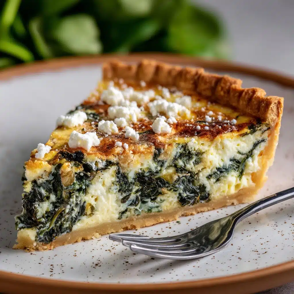 Spinach Feta Quiche Recipe - Recipe Image