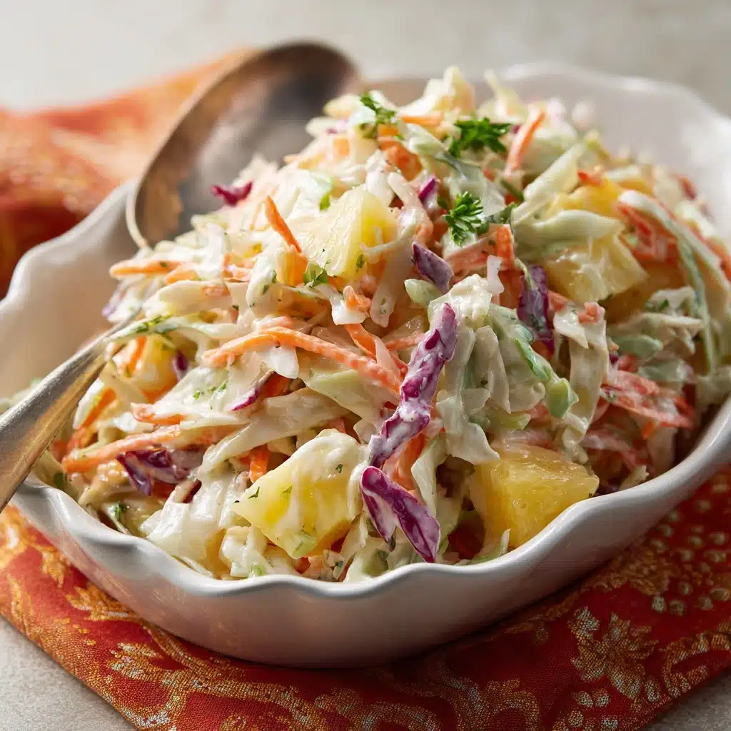 Hawaiian Pineapple Coleslaw Recipe - Recipe Image