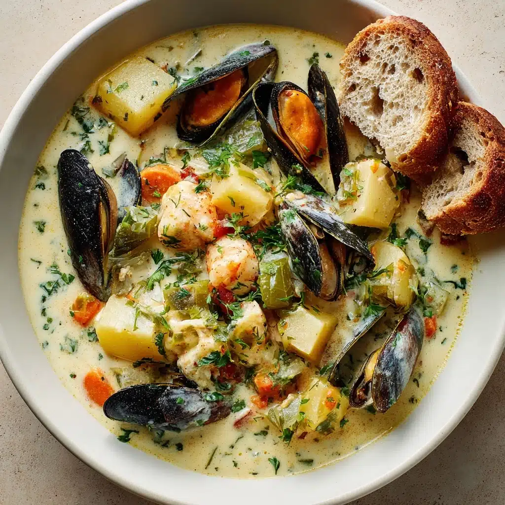 Creamy Seafood Chowder Recipe - Recipe Image