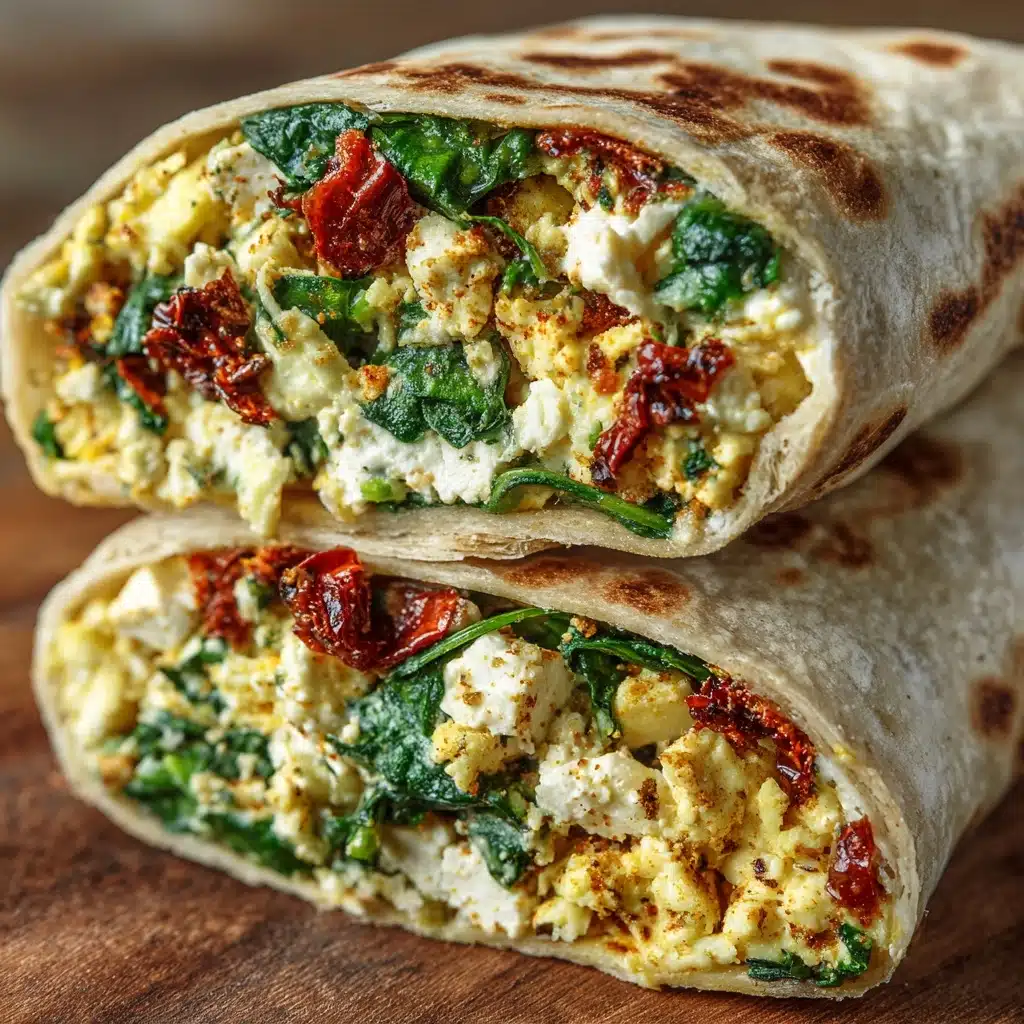 Spinach and Feta Wrap Recipe - Recipe Image