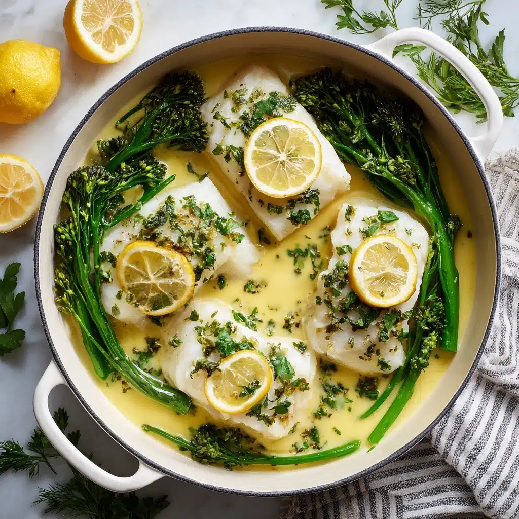 Baked Cod with Lemon Garlic Butter Recipe