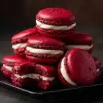 Red Velvet Macarons with Mascarpone Recipe