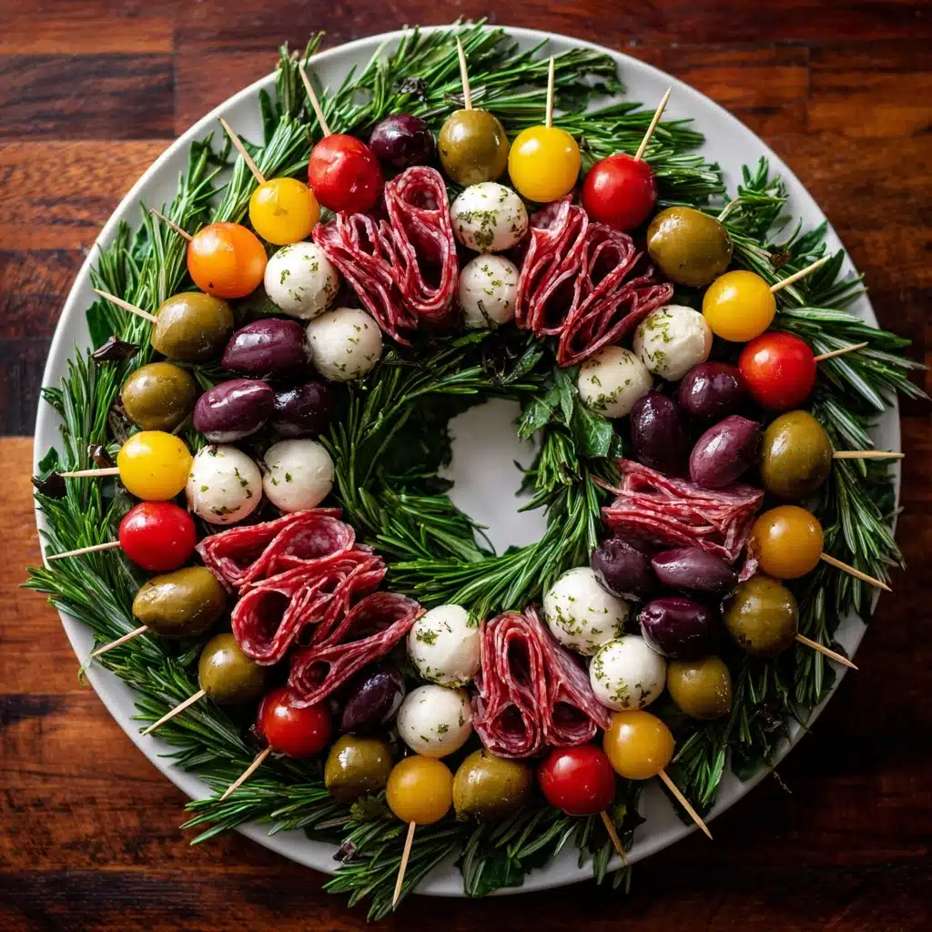 Christmas Antipasto Wreath Recipe - Recipe Image
