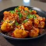 Sweet and Spicy Baked Cauliflower Recipe
