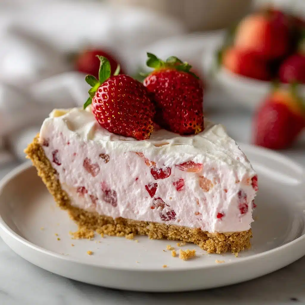 Frozen Strawberry Cream Pie Recipe