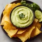 Avocado Lime Dip with Plantain Chips Recipe