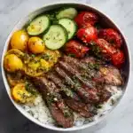 Mediterranean Steak Bowls Recipe