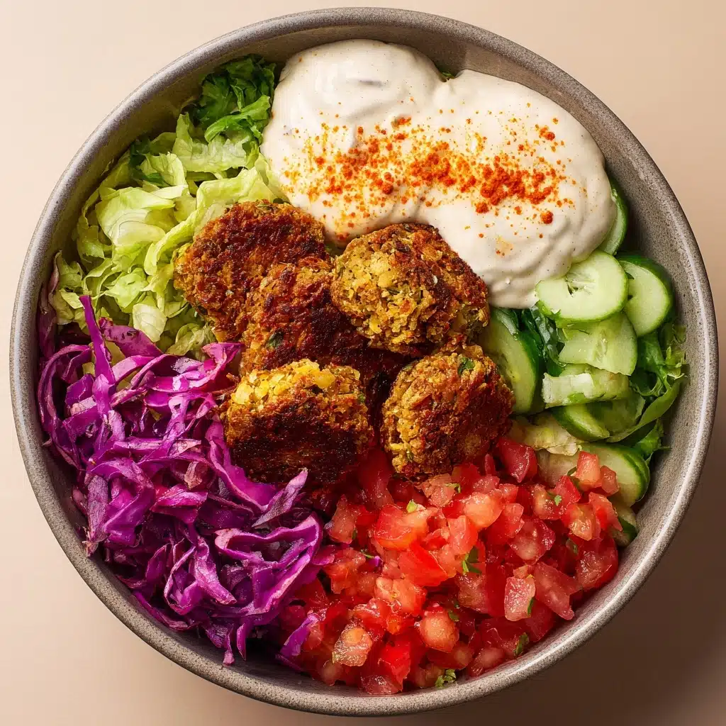 Easy Chicken Falafel Bowls Recipe - Recipe Image