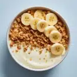High Protein Banana Pudding Greek Yogurt Bowl Recipe