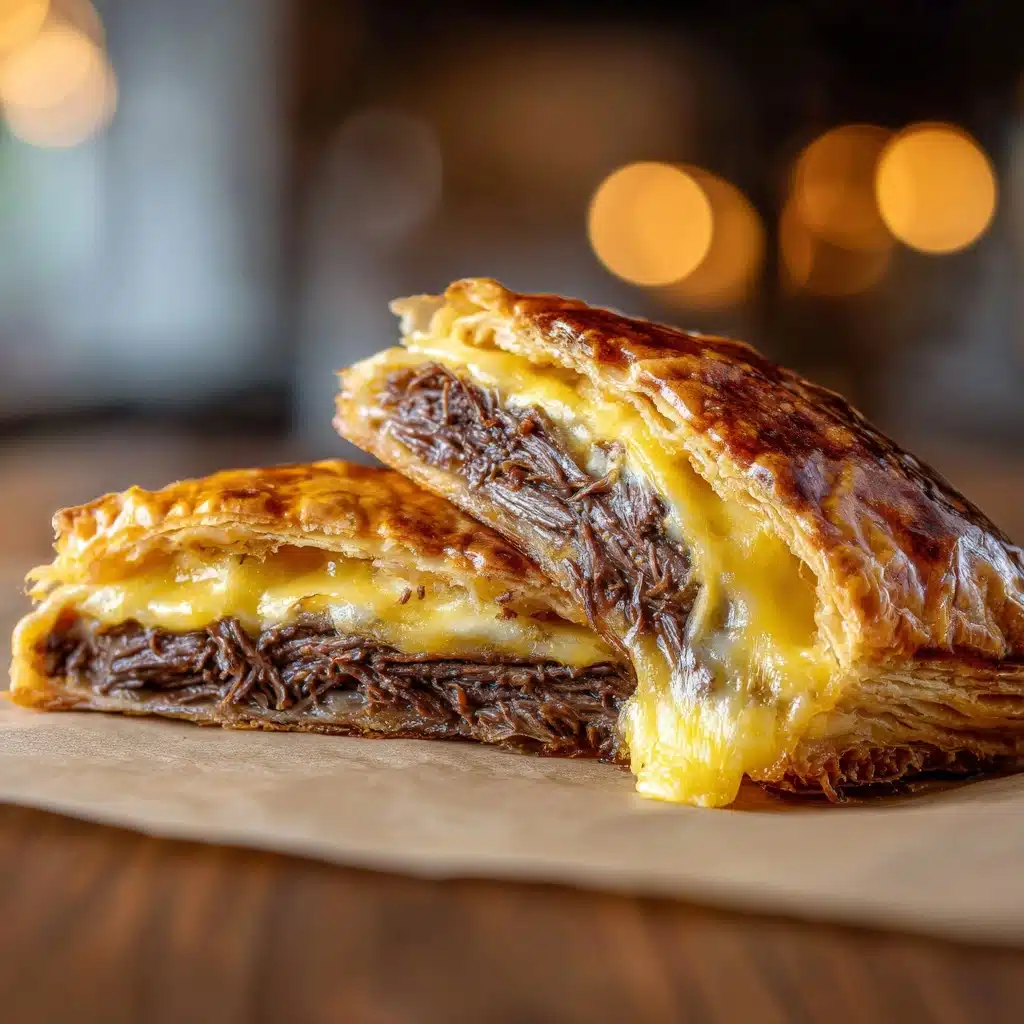 Brisket & Smoked Cheese Pies Recipe
