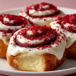 Red Velvet Cinnamon Rolls Recipe
