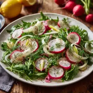 Radish and Fennel Salad with Lemon Dressing Recipe