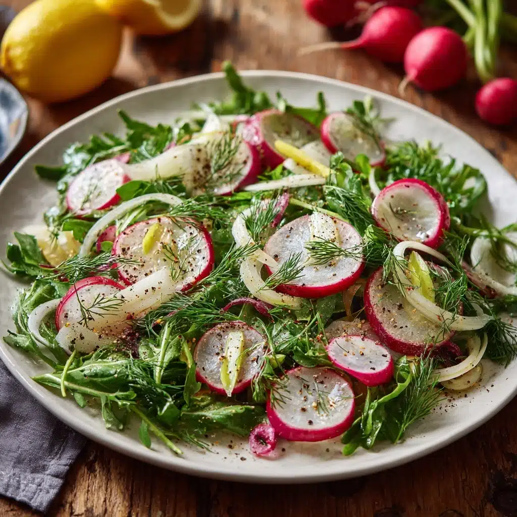 Radish and Fennel Salad with Lemon Dressing Recipe