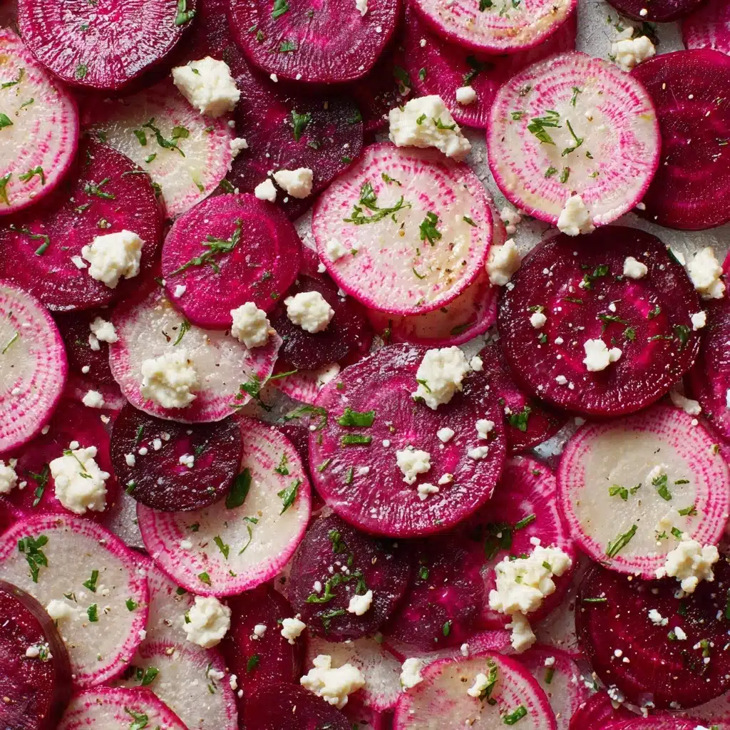 Roasted Beets and Radishes with Goat Cheese Recipe - Recipe Image
