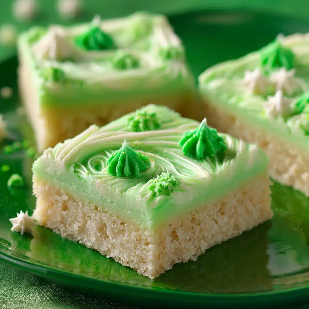 Green Sugar Cookie Bars Recipe - Recipe Image