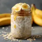 Peanut Butter & Banana Overnight Oats Recipe