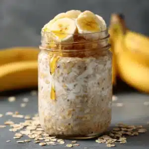 Peanut Butter & Banana Overnight Oats Recipe