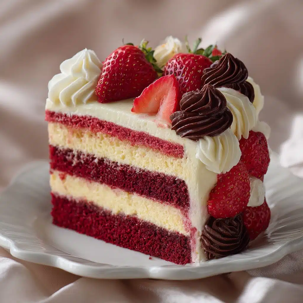 Red Velvet Strawberry Cheesecake Recipe - Recipe Image