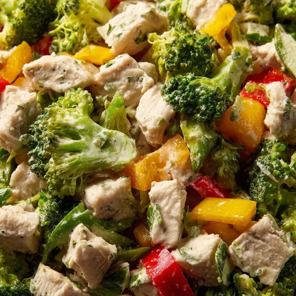 Creamy Broccoli and Chicken Salad Recipe