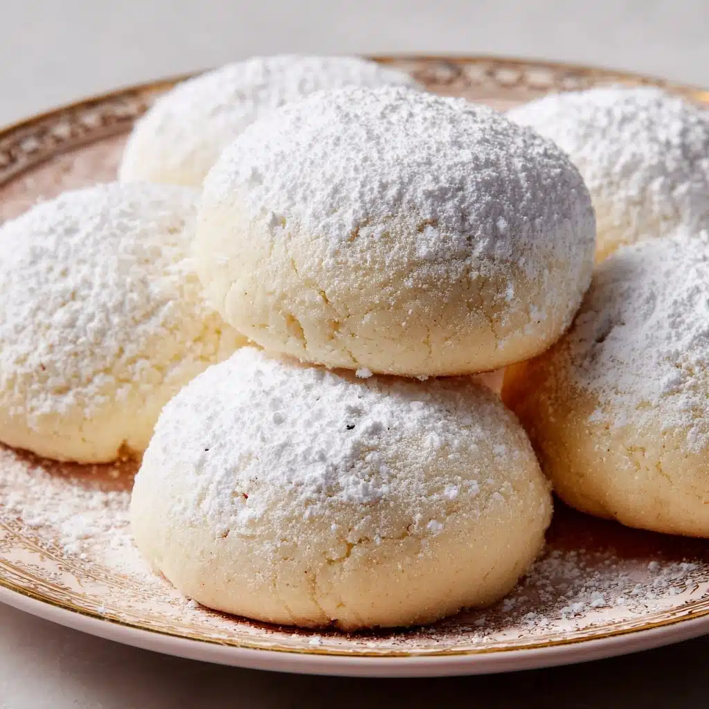 Condensed Milk Snow Cookies Recipe - Recipe Image
