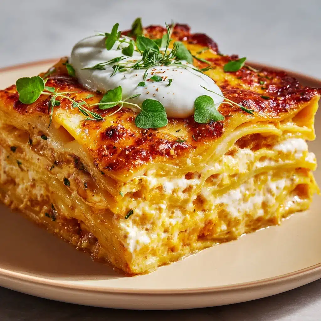 Buffalo Chicken Lasagna with a Ranch Twist Recipe - Recipe Image