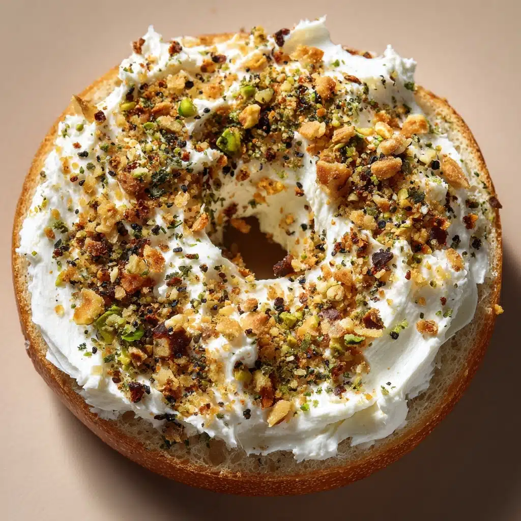 Cream Cheese Stuffed Garlic Bagels Recipe