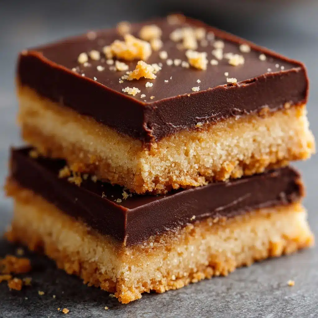 No-Bake Shortbread Fudge Slice Recipe - Recipe Image