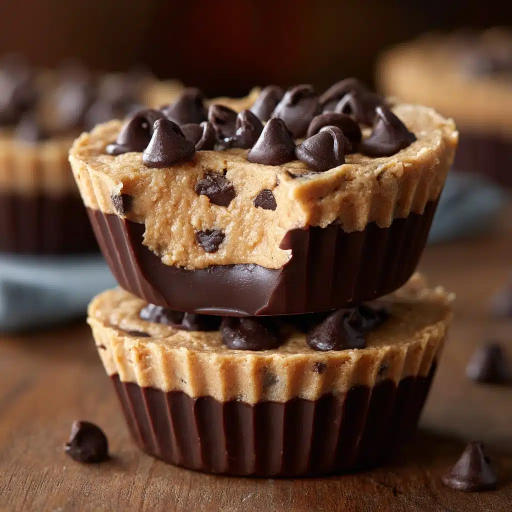 Peanut Butter Chocolate Chip Cookie Cups Recipe - Recipe Image