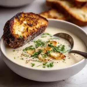 Country French Garlic Soup Recipe