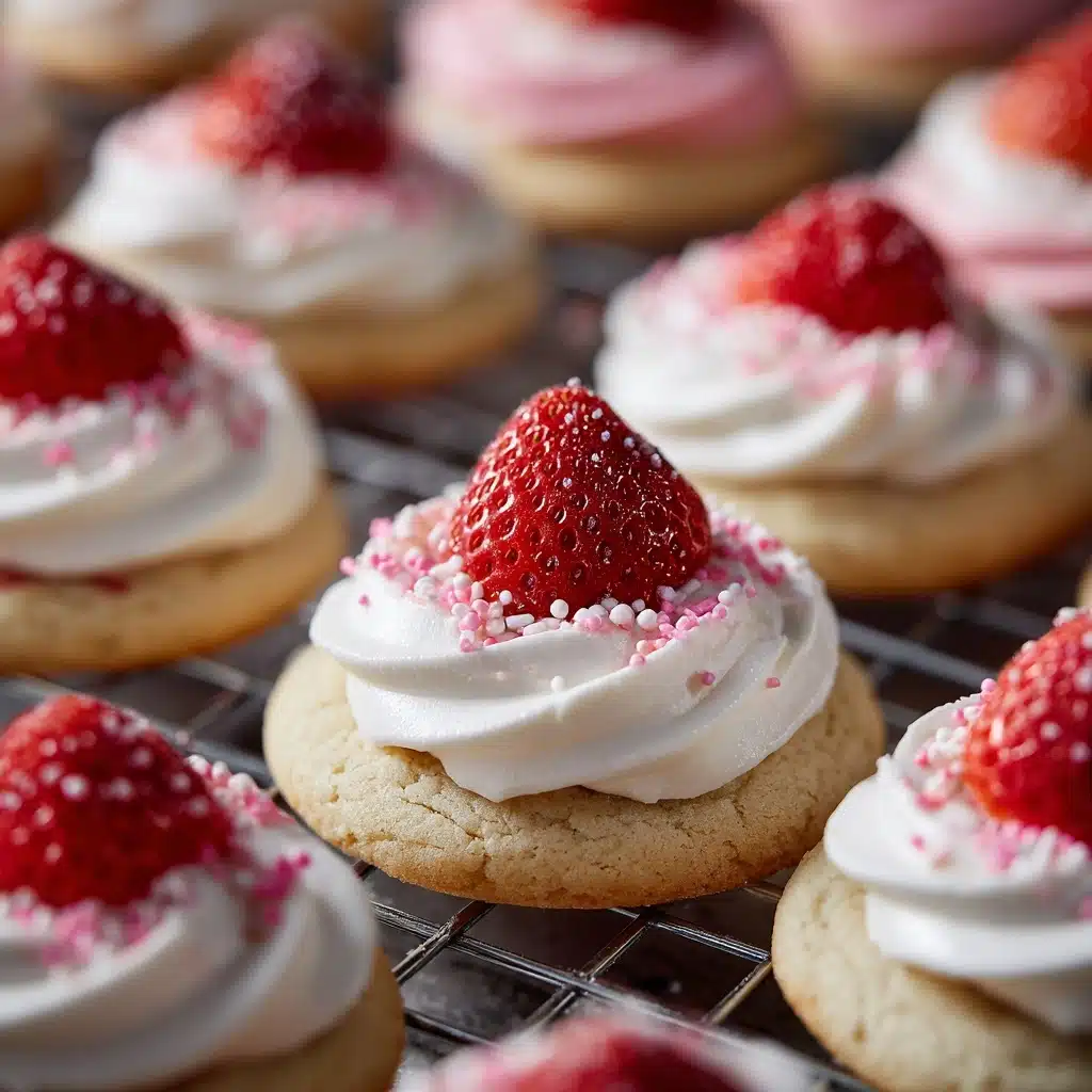 Strawberry Kiss Cookies Recipe - Recipe Image