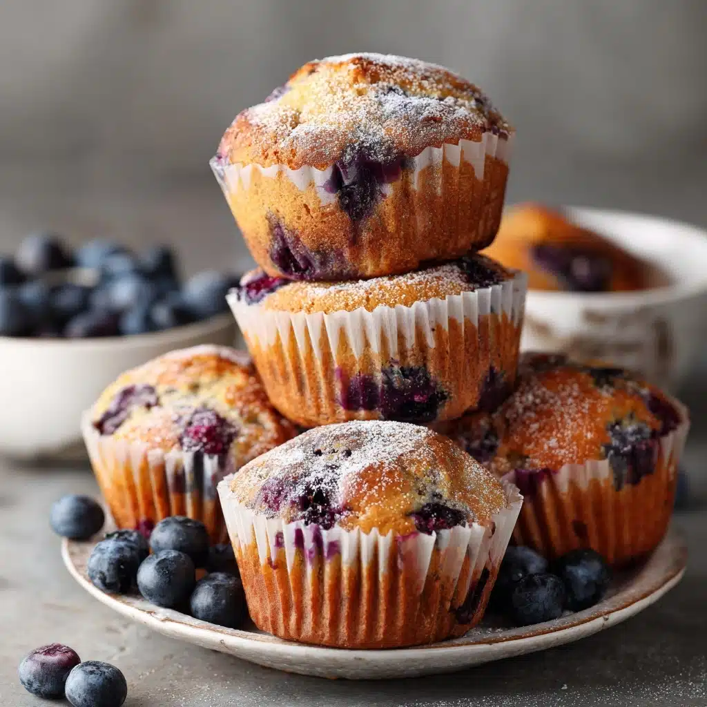 Vanilla Blueberry Protein Muffins Recipe