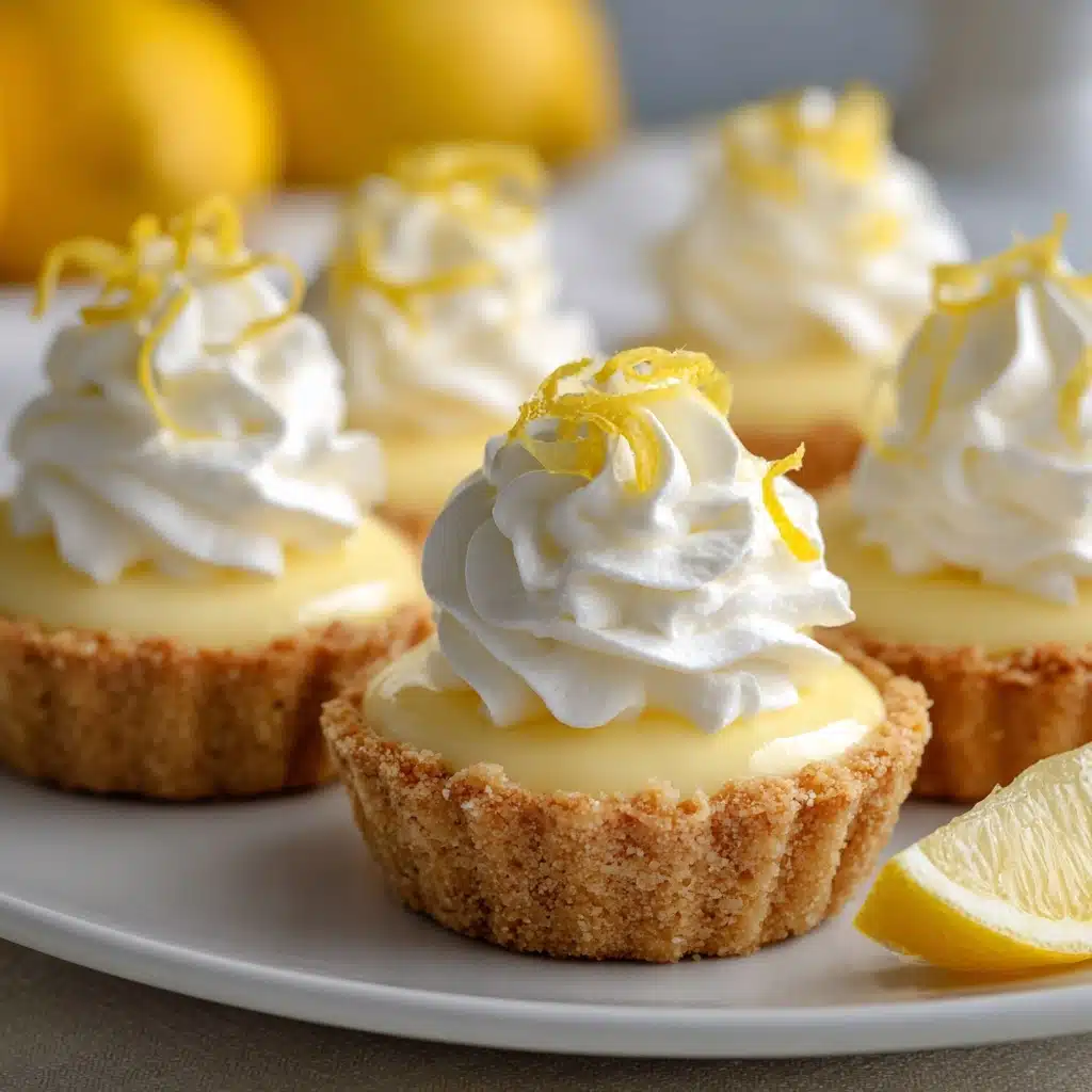 No-Bake Lemon Cream Cheese Pie Cups for Easy Desserts Recipe - Recipe Image