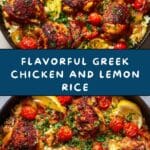 Greek Chicken and Lemon Rice Recipe