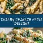 Pasta with Spinach Recipe